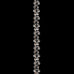 Silver Bead Laurel Leaf Garland 156cm | Annie Mo's