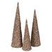 Set of Three Lit Glitter Trees | Annie Mo's