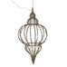 Mains Operated Gold Hanging Lit Finial - DIMENSIONS TO BE ADVISED