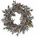 Frosted Pine with Cones Wreath 50cm | Annie Mo's