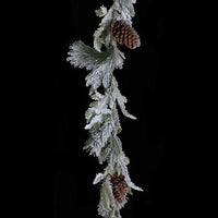 Snowy Pine Garland 180cm | Annie Mo's