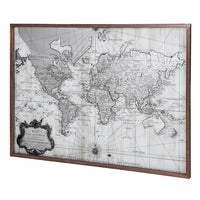 Vintage Framed Map 117cm | Annie Mo's