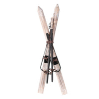 Pair of Decorative Wooden Skis 92cm | Annie Mo's