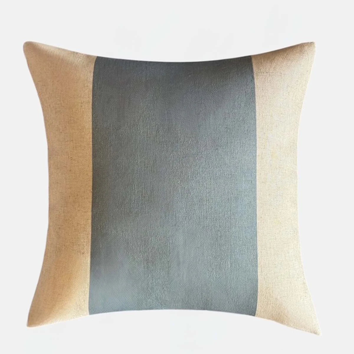 Atlantic Stripe Dove Feather Filled Cushion 50X50cm | Annie Mo's