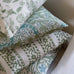 Parsley Paisley Moss Cushion with Feather Inner 50cm x 50cm