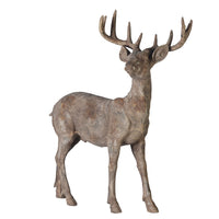 Distressed Standing Saint Stag 63cm | Annie Mo's