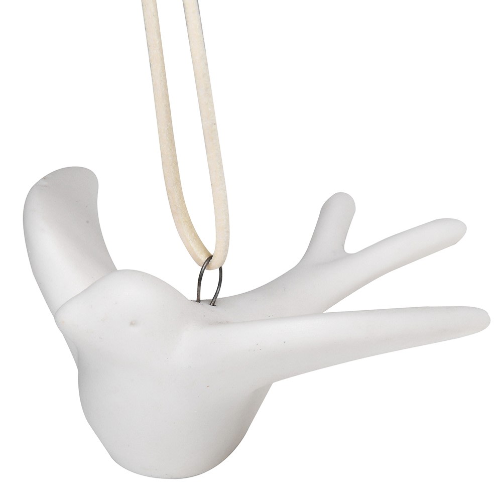 Porcelain Swallow Bauble 8cm | Annie Mo's