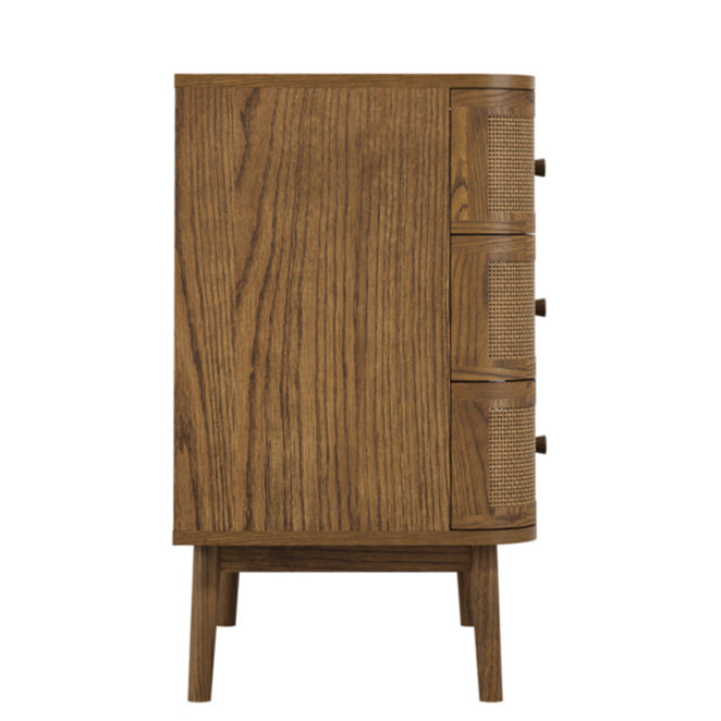Cayman Smoked Chest of Drawers 80cm-F
