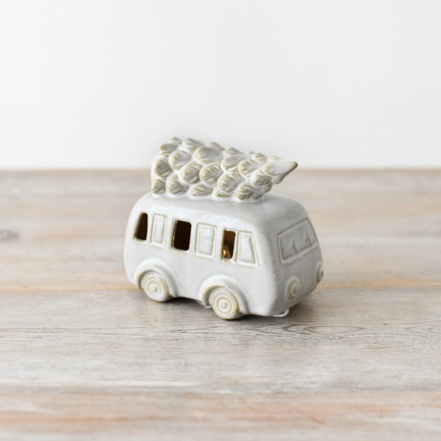 Car with Christmas Tree LED Light 11cm | Annie Mo's