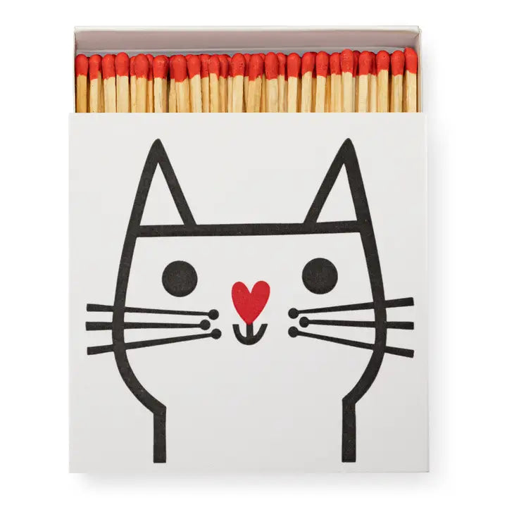 Cat | Square Matchboxes | Annie Mo's