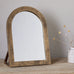 Cayce Cast Aluminum Vanity Mirror - Antiqued Brass 36cm