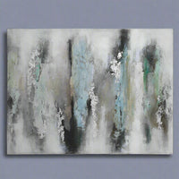 Celadon Abstract Textural Painting 120cm | Annie Mo's