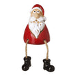 Ceramic Dangly Leg Santa 8cm