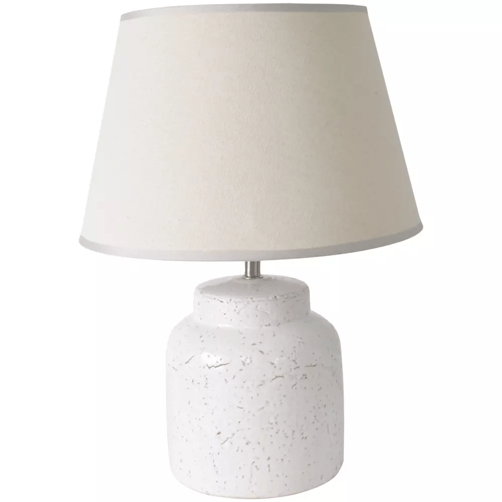 Ceramic Lamp Ossa With Cream Shade 45cm | Annie Mo's-D
