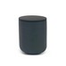 Ceramic Pot Candle - Matt Graphite Black with Lid - Black Opium