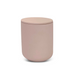 Ceramic Pot Candle - Matt Light Pink with Lid - Rhubarb and Ginger