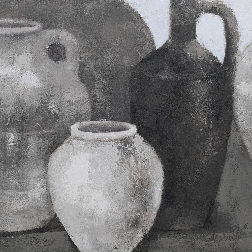 Ceramic Pots Framed Canvas 140cm | Annie Mo's-B
