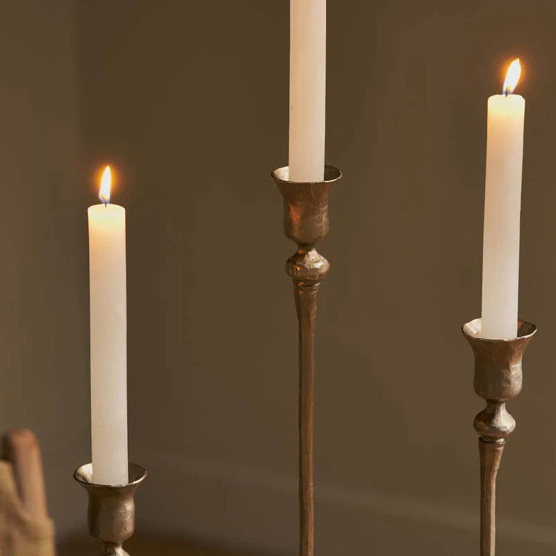 Chaipat Candlestick - Antique Brass - Size Choice | Annie Mo's C