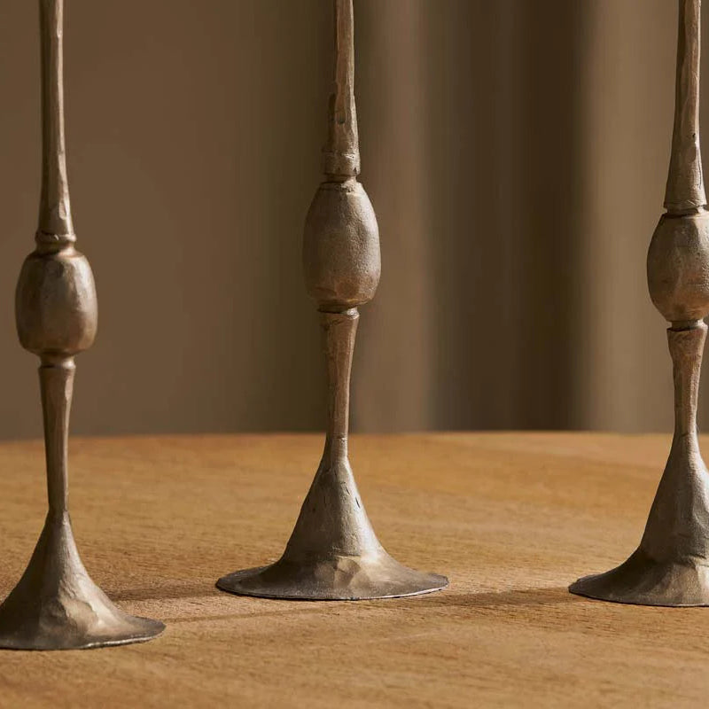 Chaipat Candlestick - Antique Brass - Size Choice | Annie Mo's B