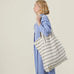 James Giant Shopper Stitched Stripe