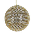 Champagne Diamante Bauble 17cm | Annie Mo's