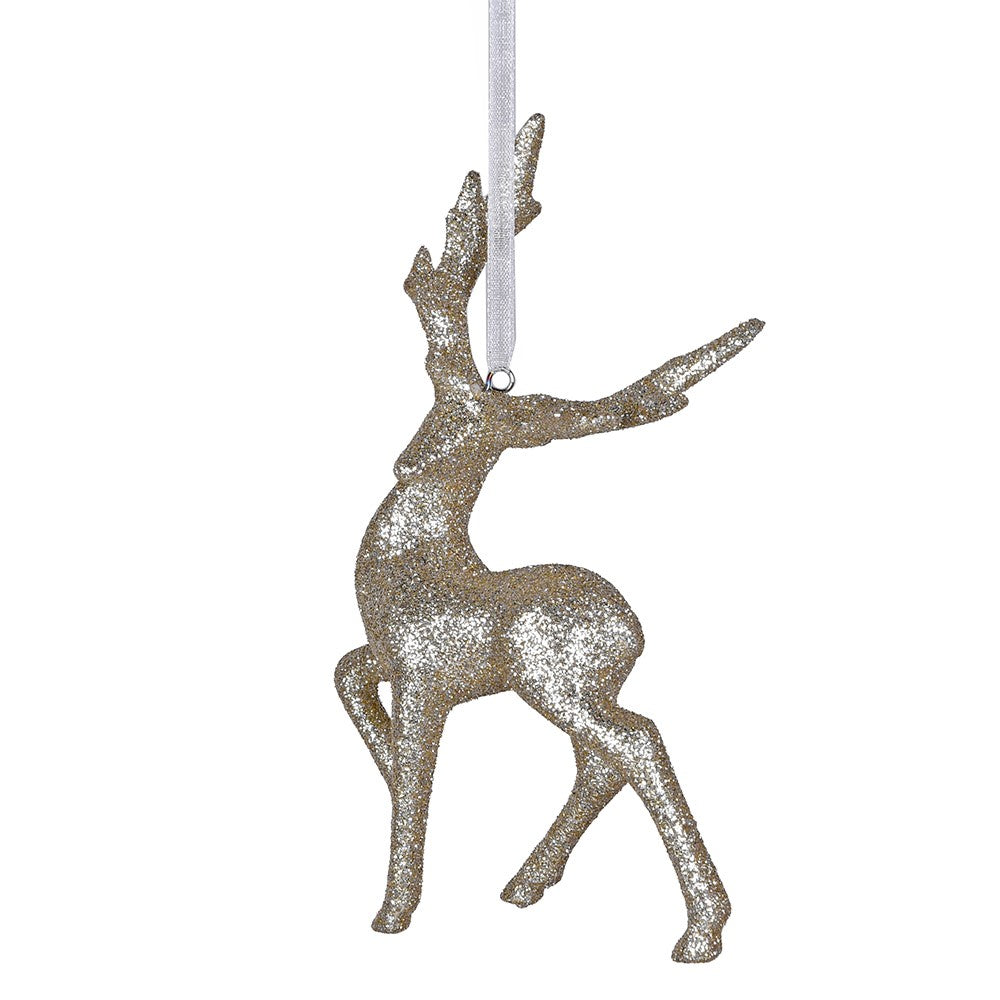 Champagne Hanging Deer 12cm | Annie Mo's