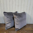Charcoal Square Cushions 1