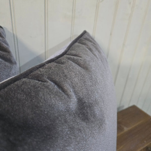 Charcoal Square Cushion 2