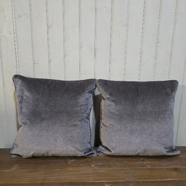 Charcoal Square Cushion 3