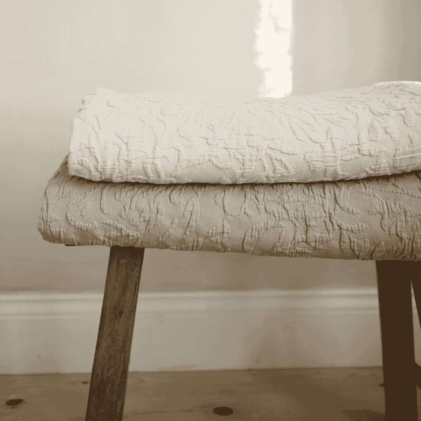 Chatsworth Bedspread - Faded Olive 220 x 230cm-C