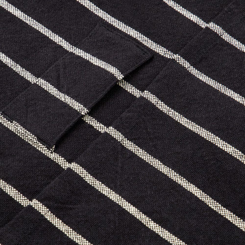 Chef's Black and White Stripe Apron
