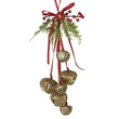 Christmas Bells Red Ribbon Hanger 49cm