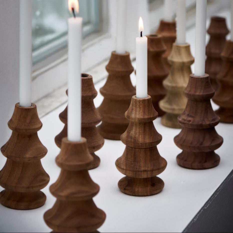 Christmas Tree Candle Holder for Taper Candles | Annie Mo's 2
