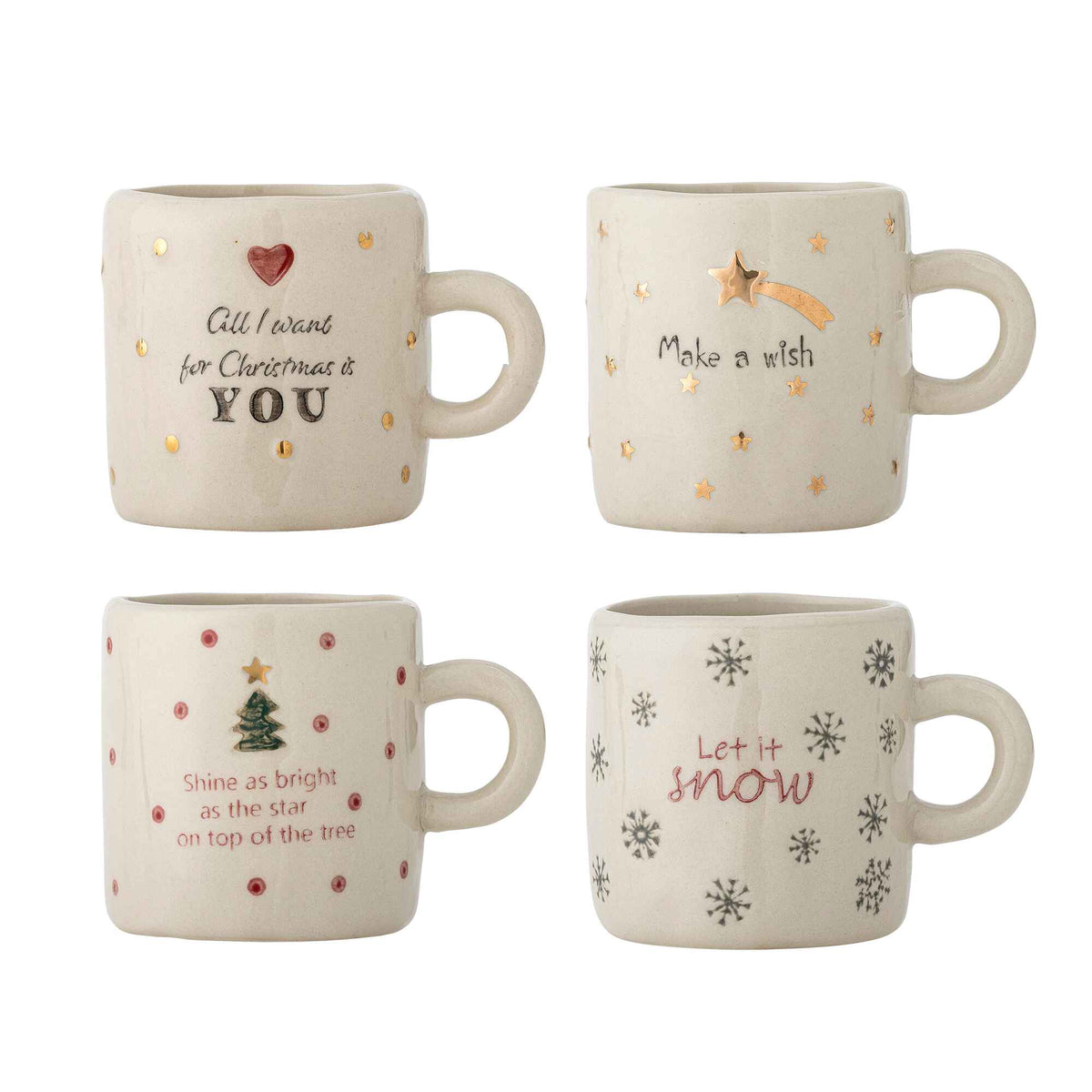 Christy Mug, White Stoneware - Style Choice-E