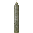 Chunky Rustic Olive Green Candle 25cm | Annie Mo's