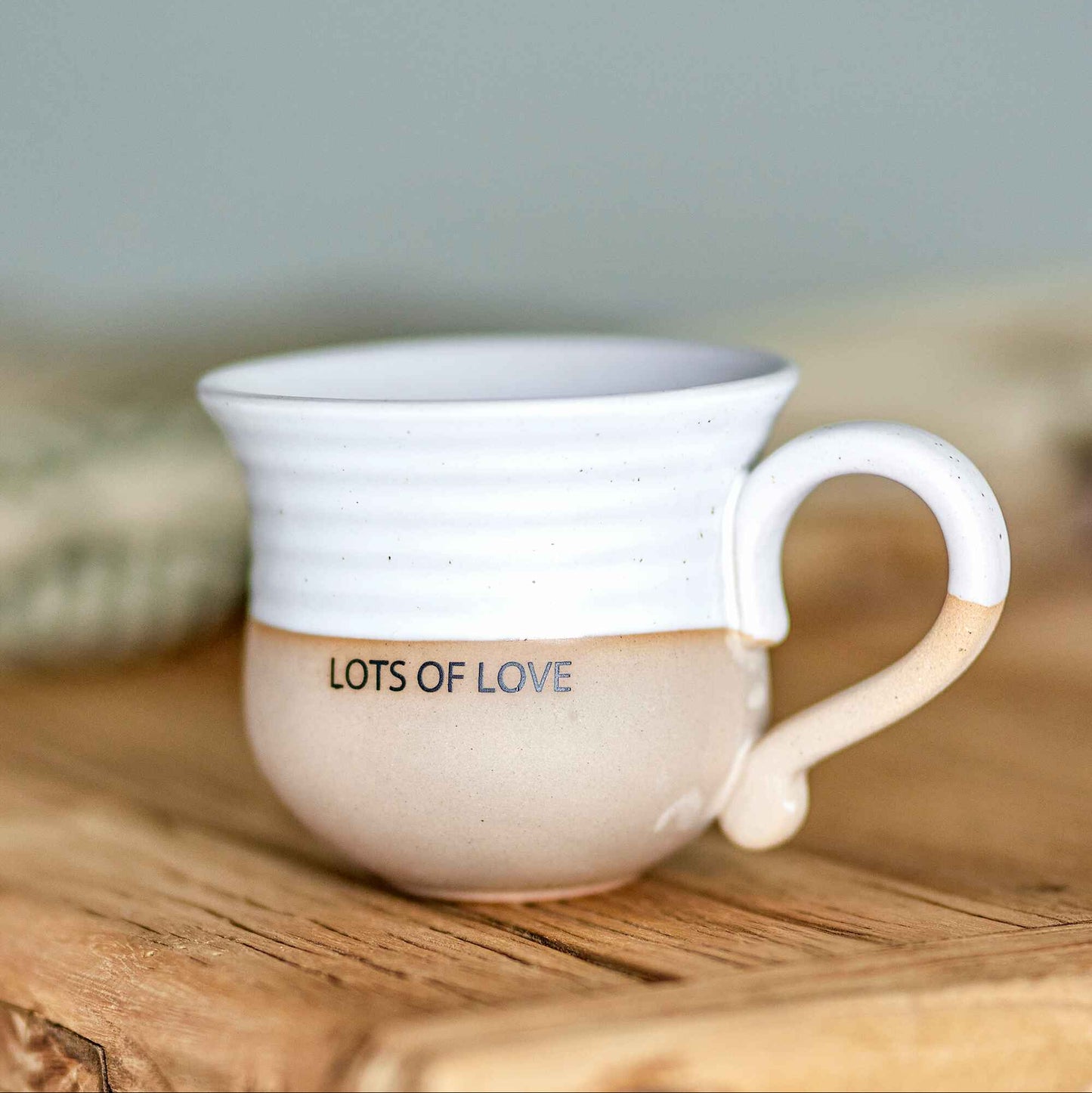 Claire Cup, White, Stoneware | Annie Mo's-B