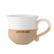 Claire Cup, White, Stoneware | Annie Mo's