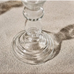 Classic Glass Candlestick - Clear 18cm