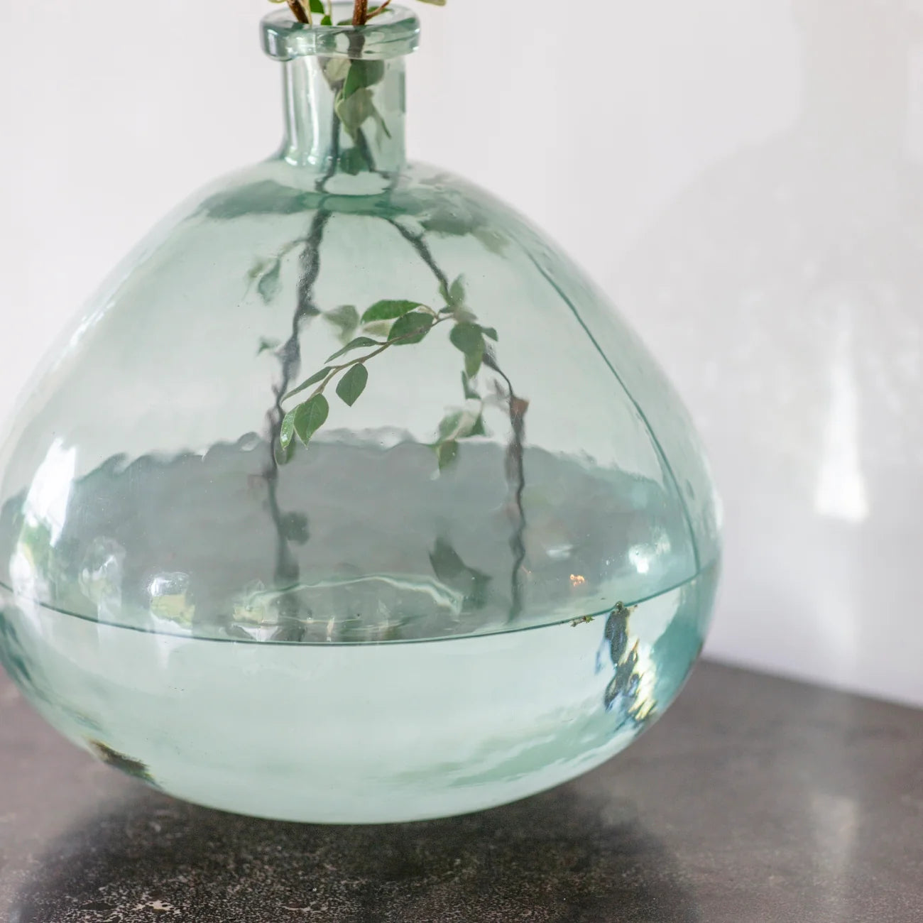 Claymore Glass Bottle Vase 32cm