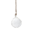 Clear Furrow Glass Bauble 6.5cm | Annie Mo's