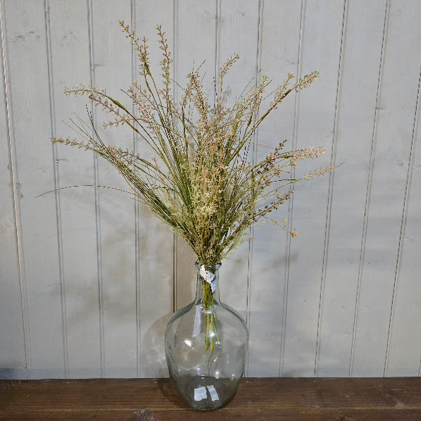 Clear Glass Bottle Vase 29cm E | Annie Mo's