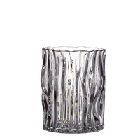 Clear Glass Wave Irregular shaped Vase 15cm | Annie Mo's