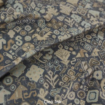 Stax Square Footstool | Patterned Fabrics