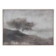 Cliff Edge Trees Framed Canvas 140cm