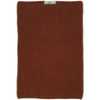 Cognac Knitted Hand Knitted Hand Towel | Annie Mo's