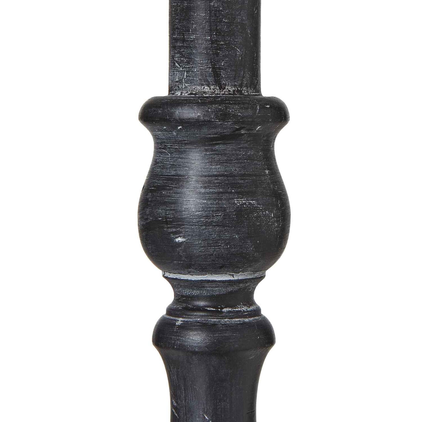 Column Table Lamp With Linen Shade 40cm-C