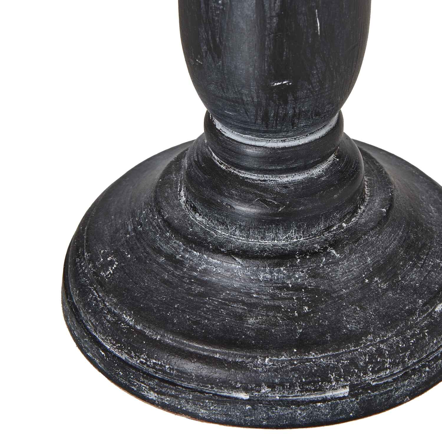 Column Table Lamp With Linen Shade 40cm
