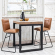 Cooper Tan PU Leather Counter Dining Bar Stool (Pair)