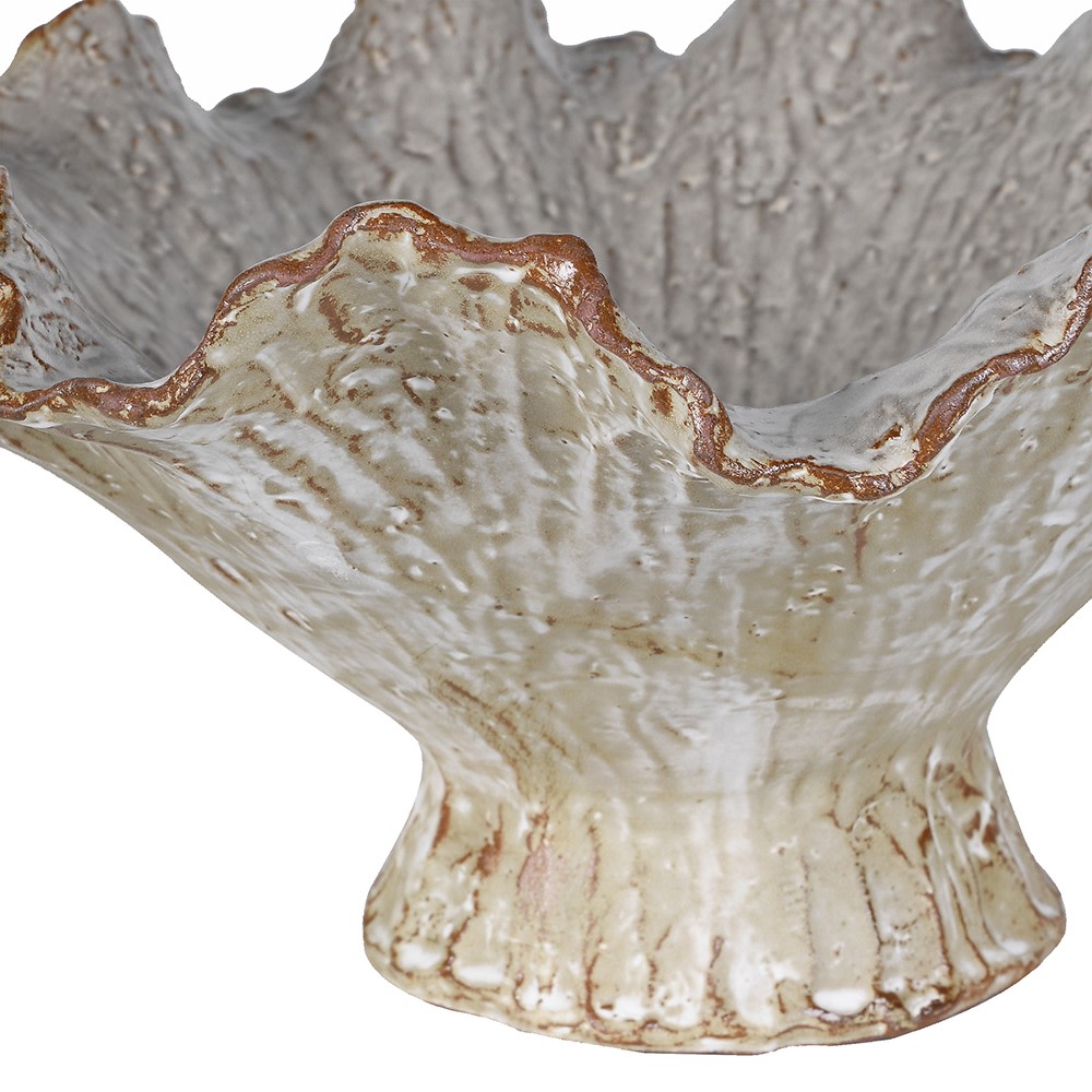 Coral Edge Glazed Bowl 31cm | Annie Mo's-B