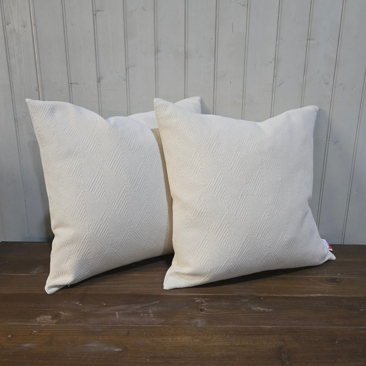 Cream Square Cushions 1